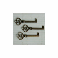 Maya Road - Metal Embellishments - Antique Skeleton Key