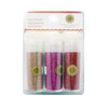 Martha Stewart Crafts - Valentine - Glass Microbeads Embellishment Variety - 3 Piece Set with Glue