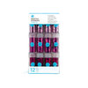 Martha Stewart Crafts - Holographic Confetti Glitter Embellishment Variety - 12 Piece Set - Pinks