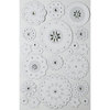 Martha Stewart Crafts - Doily Lace Collection - Layered Stickers with Gem Accents - Large Doily