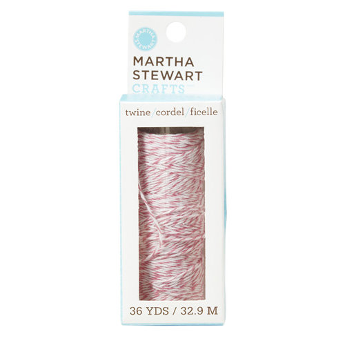 Martha Stewart Crafts - Twine - Pink and White