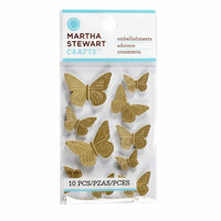 Martha Stewart Crafts - Vintage Collection - Metal Embellishments - Heirloom Butterfly