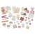Martha Stewart Crafts - Modern Festive Collection - Chipboard Die Cuts - Presents and Icons