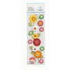 Martha Stewart Crafts - 3 Dimensional Stickers with Gem Accents - Flower Garland