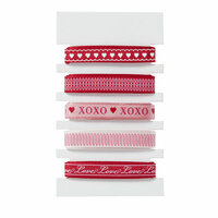Martha Stewart Crafts - Valentine - Decorative Ribbon Pack - Heart and Love