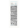 Martha Stewart Crafts - Glitter Stickers - Small Alphabet - Black