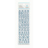 Martha Stewart Crafts - Glitter Stickers - Small Alphabet - Blue