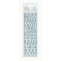 Martha Stewart Crafts - Glitter Stickers - Small Alphabet - Blue