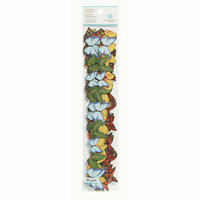Martha Stewart Crafts - Border Stickers with Glitter Accents - Butterfly