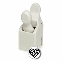 Martha Stewart Crafts - Valentine - Double Craft Punch - Medium - Scroll Heart