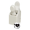 Martha Stewart Crafts - Valentine - Double Craft Punch - Medium - Heart Lock and Key