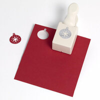 Martha Stewart Crafts - Christmas - Double Craft Punch - Medium - Aspen Ornament