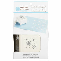 Martha Stewart Crafts - Punch All Over the Page - Craft Punch - Pattern Aspen Flurry