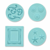 Martha Stewart Crafts - Crafter's Clay Collection - Silicone Mold - Frame and Flourishes