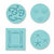 Martha Stewart Crafts - Crafter&#039;s Clay Collection - Silicone Mold - Frame and Flourishes
