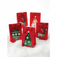 Martha Stewart Crafts - Christmas - Treat Bags - Scandinavian Ornaments