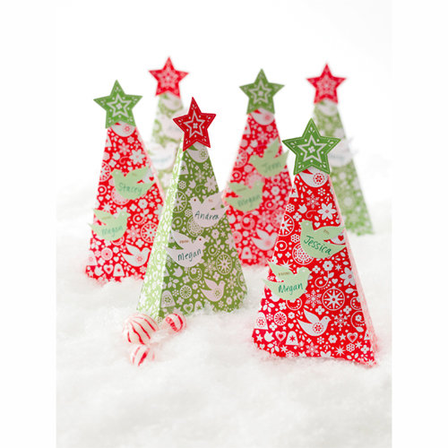Martha Stewart Crafts - Christmas - Treat Boxes - Scandinavian Tree