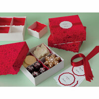 Martha Stewart Crafts - Christmas - Treat Boxes with Compartments - Scandinavian