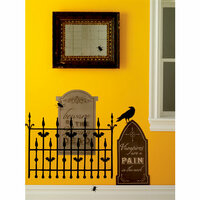 Martha Stewart Crafts - Halloween - Wall Clings - Graveyard