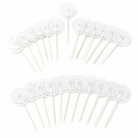 Martha Stewart Crafts - Doily Lace Collection - Food Picks