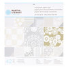 Martha Stewart Crafts - Doily Lace Collection - 12 x 12 Essentials Paper Pad - Kraft