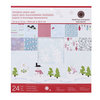 Martha Stewart Crafts - Christmas - 12 x 12 Designer Paper Pad - Winter Wonderland, BRAND NEW