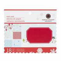 Martha Stewart Crafts - Christmas - Mat Paper Pad - Winter Wonderland