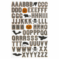 Martha Stewart Crafts - Classic Halloween Collection - Stickers - Alphabet