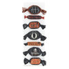Martha Stewart Crafts - Halloween - 3 Dimensional Stickers - Wrapped Candy - Halloween Icon