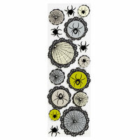 Martha Stewart Crafts - Halloween - Layered Stickers - Spiderweb Doily