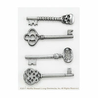 Martha Stewart Crafts - Halloween - Decorative Keys - Skeleton
