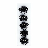 Martha Stewart Crafts - Halloween Collection - Pom Pom Stickers - Carnival Spider