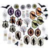 Martha Stewart Crafts - Halloween Collection - Self Adhesive Die Cuts with Glitter Accents - Haunted
