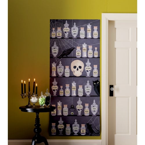 Martha Stewart Crafts - Halloween Collection - Hanging Wall Decoration - Scene Setter - Haunted