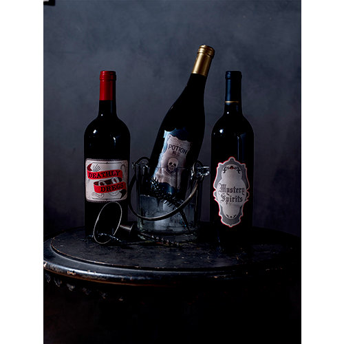 Martha Stewart Crafts - Gothic Manor Collection - Halloween - Wine Labels