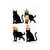 Martha Stewart Crafts - Animal Masquerade Collection - Halloween - 3 Dimensional Stickers with Glitter Accents