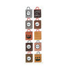 Martha Stewart Crafts - Animal Masquerade Collection - Halloween - 3 Dimensional Stickers with Glitter Accents - Bags