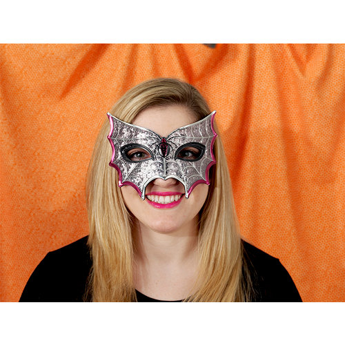 Martha Stewart Crafts - Animal Masquerade Collection - Halloween - Decorative Mask - Spiderweb