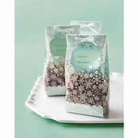 Martha Stewart Crafts - Snowflace Collection - Christmas - Cellophane Treat Bags