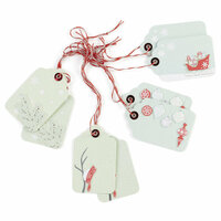 Martha Stewart Crafts - Snowflace Collection - Christmas - Gift Tags