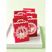 Martha Stewart Crafts - Snowflace Collection - Christmas - Die Cut Treat Bags