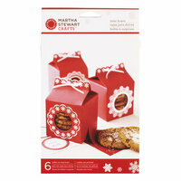 Martha Stewart Crafts - Snowflace Collection - Christmas - Treat Boxes