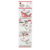 Martha Stewart Crafts - Snowflace Collection - Christmas - 3 Dimensional Stickers - Sleigh and Presents