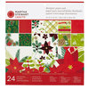 Martha Stewart Crafts - Woodland Collection - Christmas - 12 x 12 Designer Paper Pad