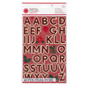 Martha Stewart Crafts - Woodland Collection - Christmas - Large Glitter Alphabet Stickers