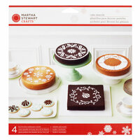 Martha Stewart Crafts - Snowflace Collection - Christmas - Cake Stencils
