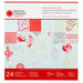 Martha Stewart Crafts - Snowflace Collection - Christmas - 12 x 12 Designer Paper Pad