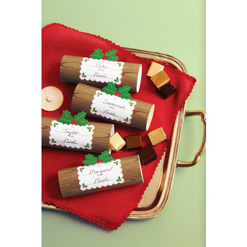 Martha Stewart Crafts - Cottage Christmas Collection - Treat Boxes - Log