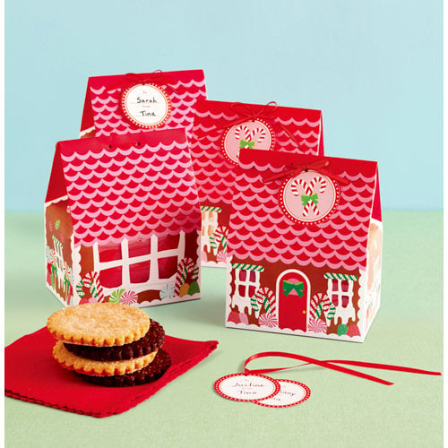Martha Stewart Crafts - Wonderland Collection - Christmas - Treat Boxes - Gingerbread House