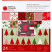 Martha Stewart Crafts - Cottage Christmas Collection - 12 x 12 Designer Paper Pad